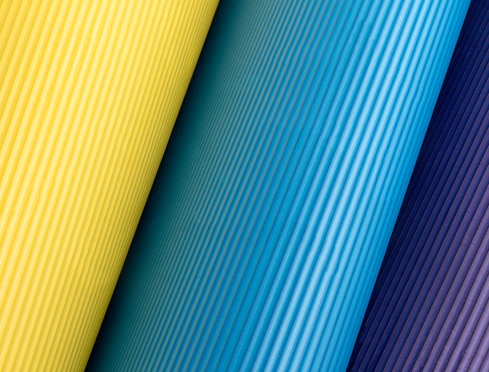 GOMA EVA ONDULADA LIDERPAPEL 50X70CM 2,2MM DE ESPESSURA AMARELO