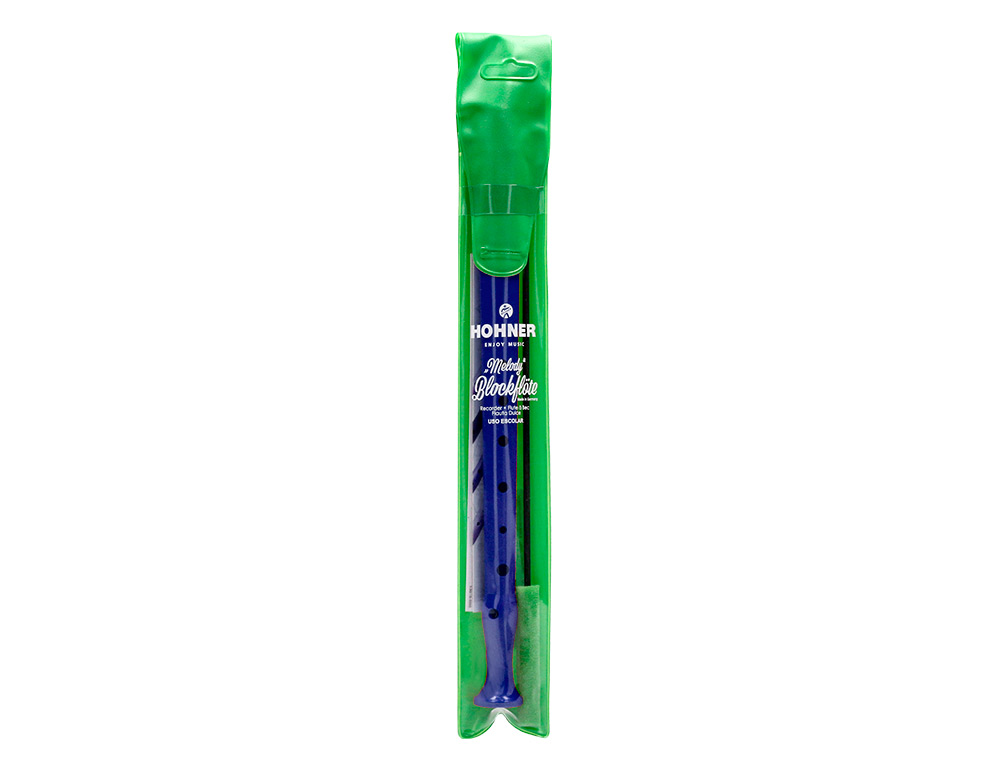 FLAUTA HOHNER 9508 COR AZUL BOLSA VERDE E TRANSPARENTE