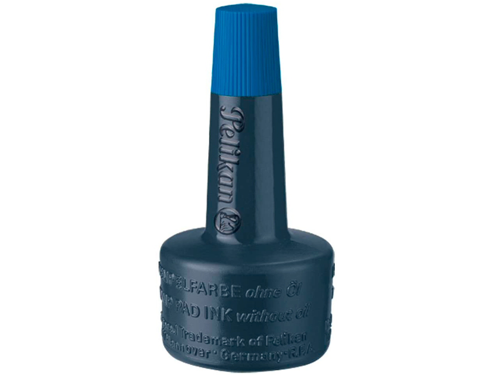TINTA PARA CARIMBOS PELIKAN 4K FRASCOS 28 ML AZUL