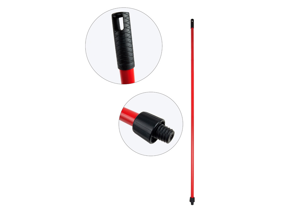 CABO PARA VASSOURA OU ESFREGONA EM METAL UNIVERSAL COM ADAPTADOR SP 140 CM