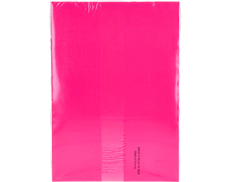 PAPEL DE COR Q-CONNECT DIN A4 80 GR ROSA INTENSO EMBALAGEM DE 500 FOLHAS