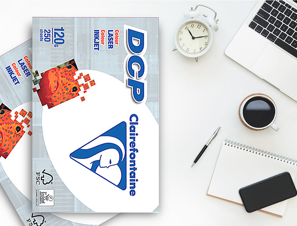 PAPEL FOTOCOPIA CLAIREFONTAINE DIN A3 120 GR EMBALAGEM DE 250 FOLHAS