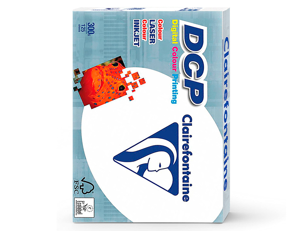 PAPEL FOTOCOPIA CLAIREFONTAINE DIN A3 300 GR EMBALAGEM DE 125 FOLHAS