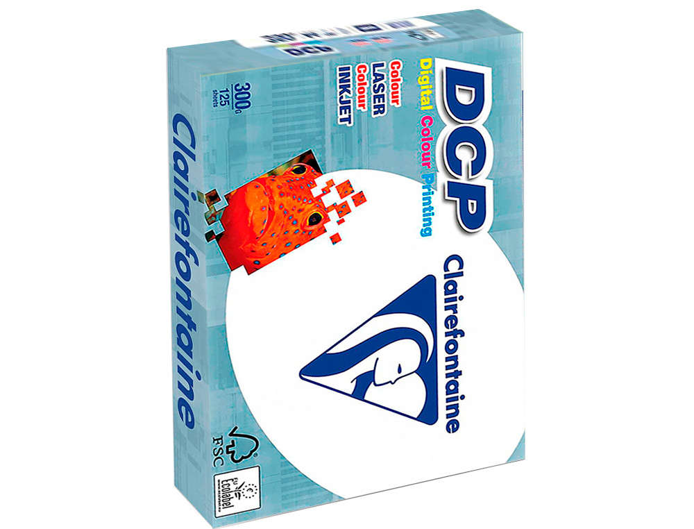 PAPEL FOTOCOPIA CLAIREFONTAINE DIN A3 300 GR EMBALAGEM DE 125 FOLHAS