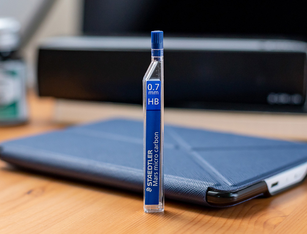 MINAS STAEDTLER MARS MICRO GRAFITE 0,7 MM HB TUBO COM 12 MINAS