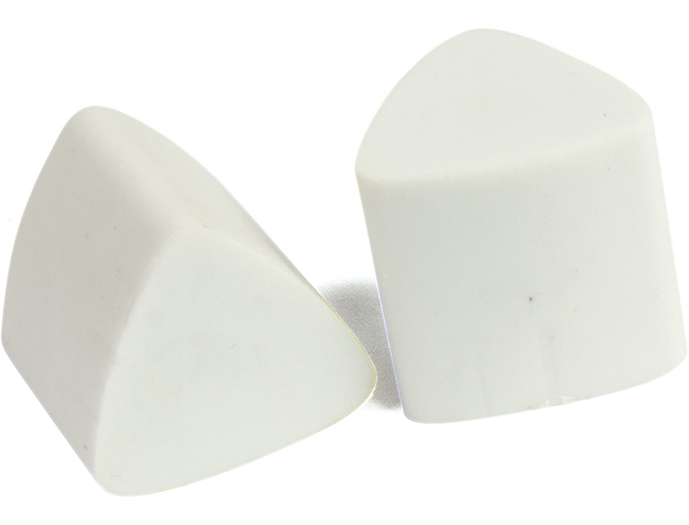 RECARGA BORRACHA LIDERPAPEL TRIANGULAR COM APARA LAPIS BLISTER DE 2 UNIDADES