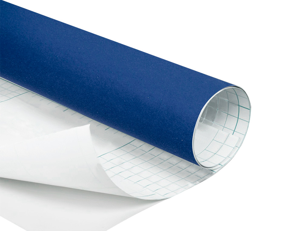 ROLO ADESIVO LIDERPAPEL UNICOLOR AZUL BRILHO ROLO DE 0,45 X 2 MT