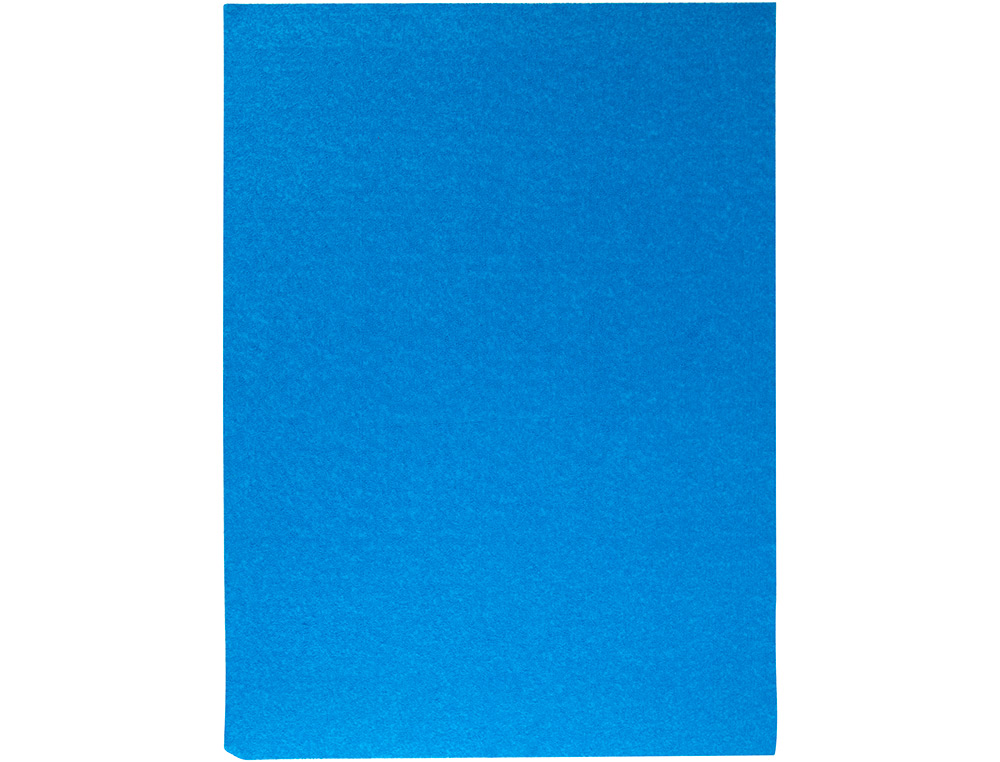 GOMA EVA LIDERPAPEL TEXTURA TOALHA AZUL PLACA 50X70CM 60GR ESPESSURA 2MM
