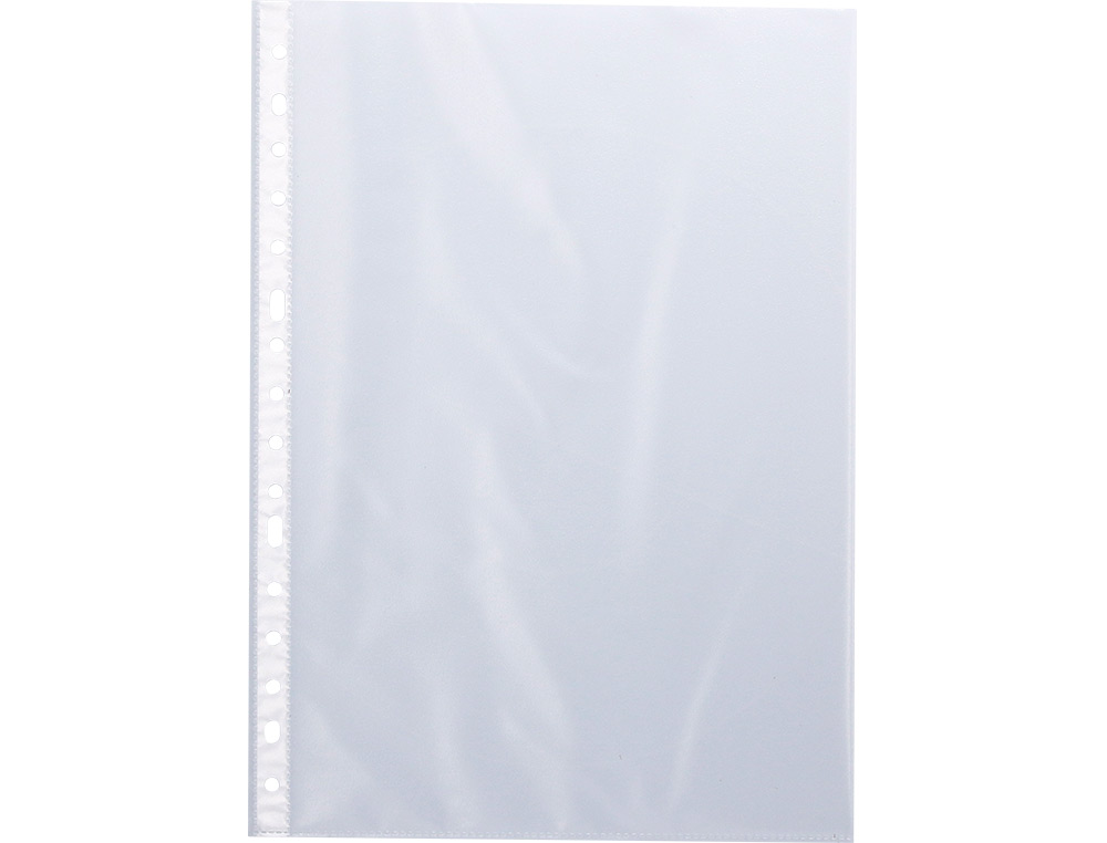 BOLSA CATALOGO/MICA Q-CONNECT FOLIO PVC 110 MICRONS CRISTAL CAIXA DE 100 UNIDADES