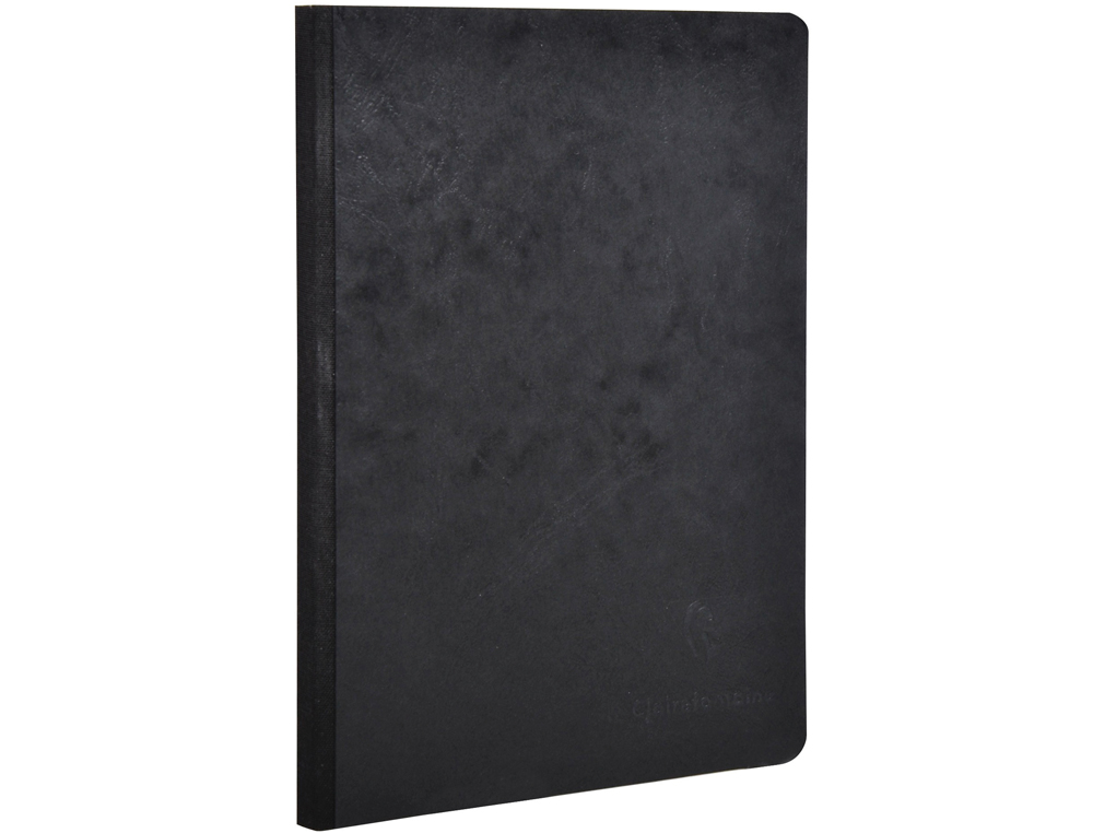 CADERNO CLAIREFONTAINE CAPA CARTOLINA DIN A5 QUADRICULADO 5 MM 96 FOLHAS COR PRETO