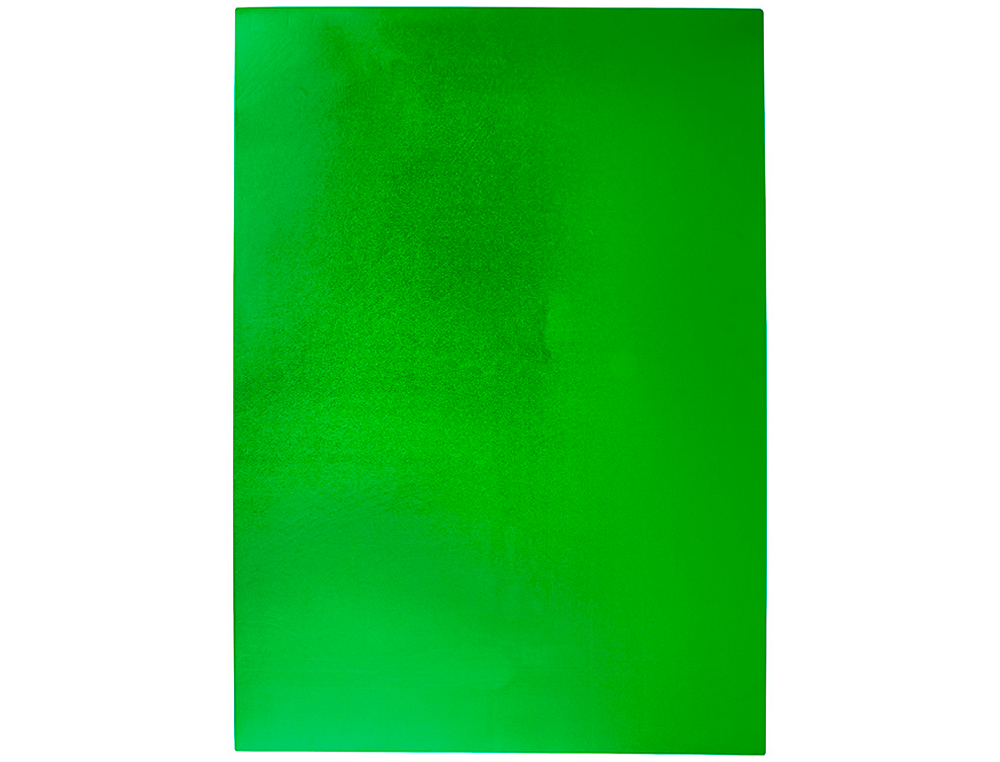 GOMA EVA LIDERPAPEL 50X70 CM ESPESSURA 2 MM METALIZADA VERDE