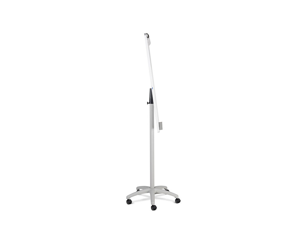 QUADRO BRANCO ROCADA PARA CONFERENCIAS METALICO MAGNETICO COM RODAS 68X104 CM