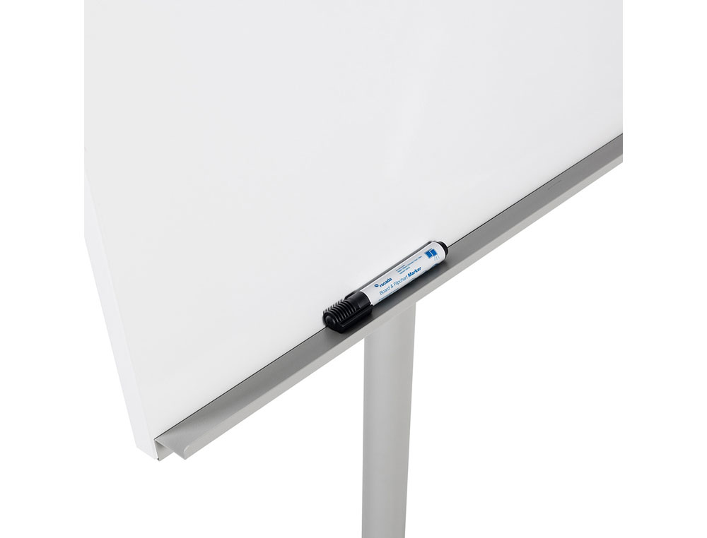 QUADRO BRANCO ROCADA PARA CONFERENCIAS METALICO MAGNETICO COM RODAS 68X104 CM
