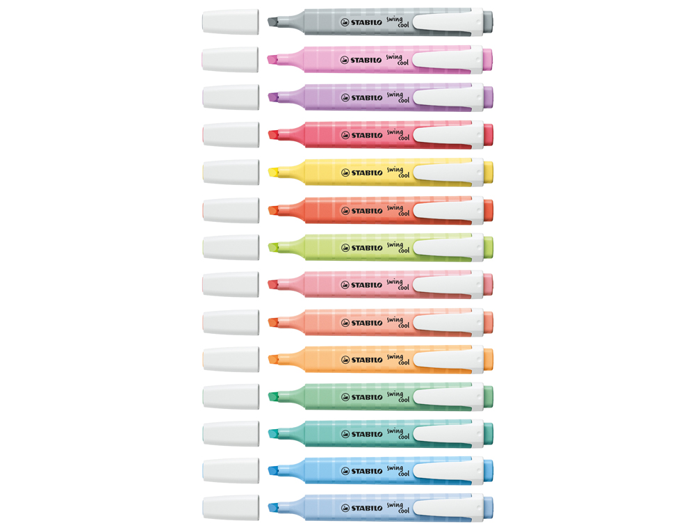 MARCADOR FLUORESCENTE STABILO SWING COOL PASTEL PESSEGO