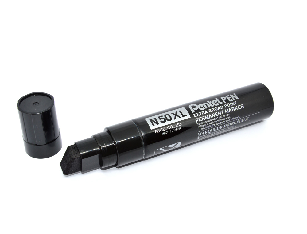MARCADOR PENTEL N50XL PERMANENTE COR PRETO 13,5 MM
