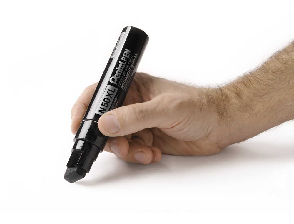 MARCADOR PENTEL N50XL PERMANENTE COR PRETO 13,5 MM