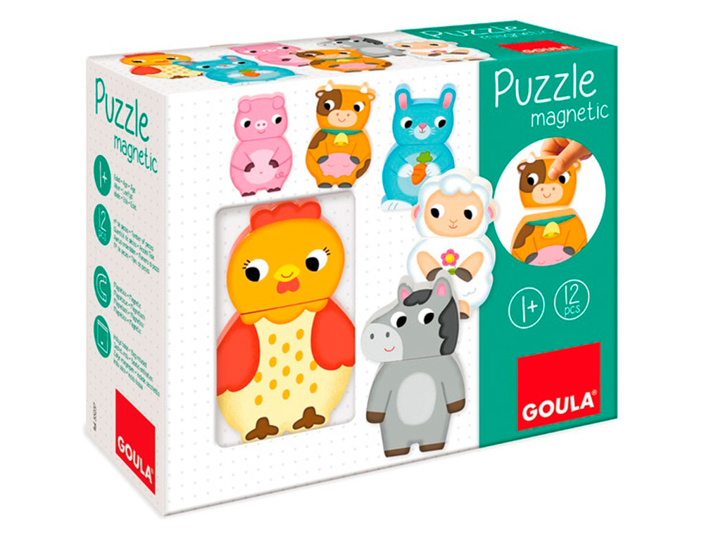 PUZZLE GOULA MAGNETICO QUINTA 12 PECAS