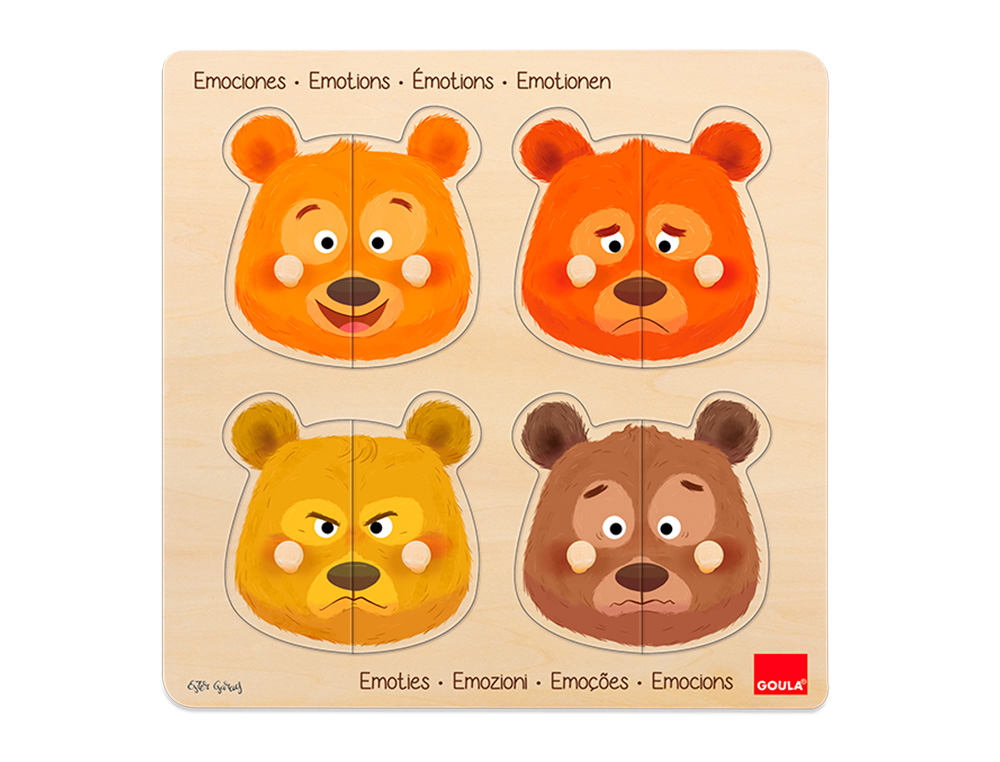 PUZZLE GOULA EMOCOES 8 PECAS