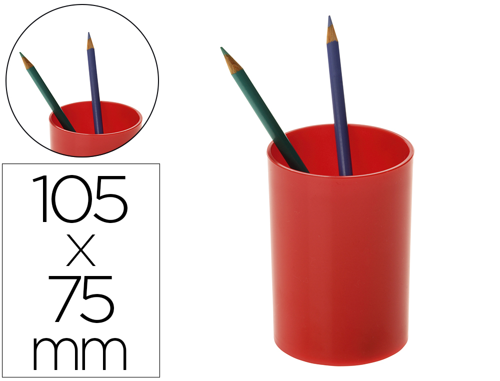 PORTA LAPIS ARCHIVO 2000 ECOGREEN 100% RECICLADO VERMELHO