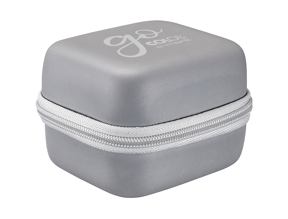 BOLSA PROTETORA COLOP PARA IMPRESSORA E-MARK GO FECHO DE CORRER COR CINZA 85X150X100 MM