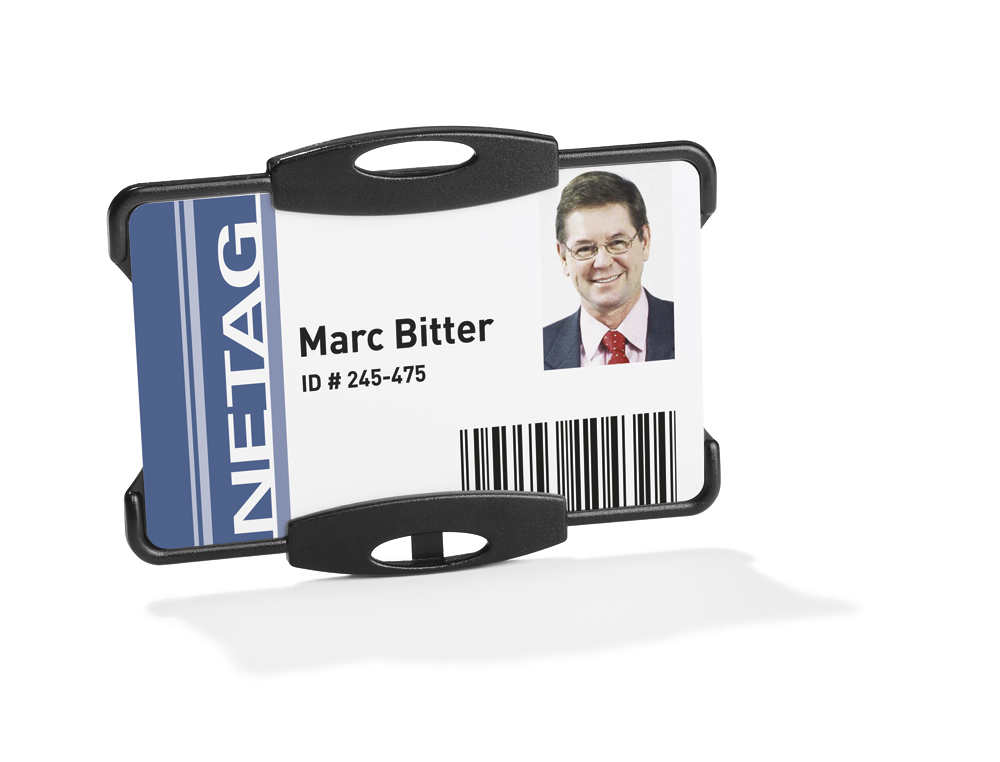 IDENTIFICADOR DURABLE POLIESTIRENO RIGIDO PARA 1 CARTAO VERTICAL/HORIZONTAL 54X87 MM