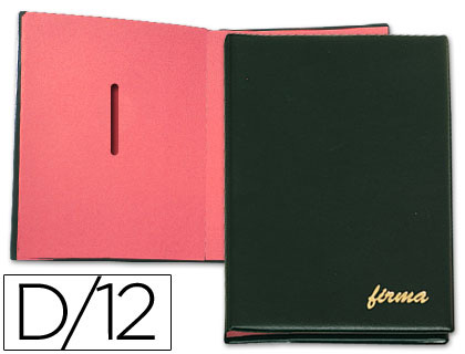 PORTA ASSINATURAS PARDO 0874 PRETO -12 DEPARTAMENTOS