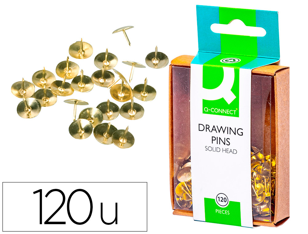 PIONESES DOURADOS Q-CONNECT CAIXA 120 UNIDADES