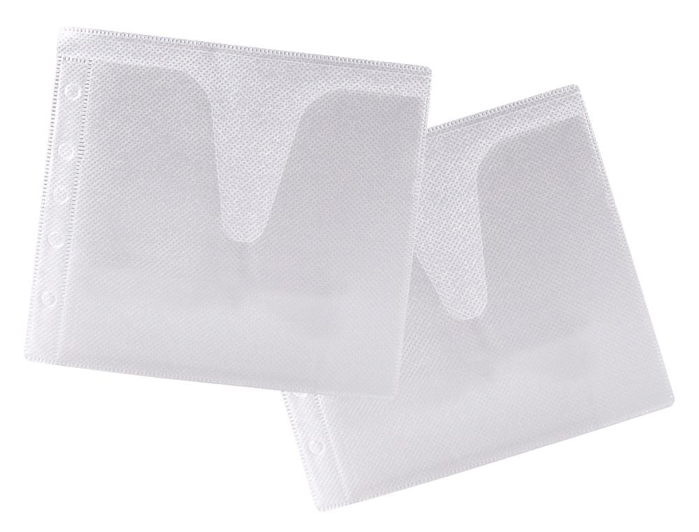 BOLSA DE POLIPROPILENO Q-CONNECT COM PERFURACAO PARA CD / DVD PACK DE 40 UNIDADES