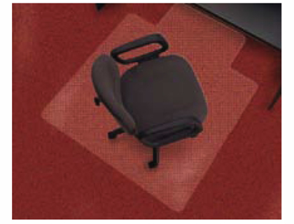 TAPETE DE PROTECAO DE ALCATIFA Q-CONNECT EM PVC 1143 X 1346 MM ESPESSURA 2,5 MM