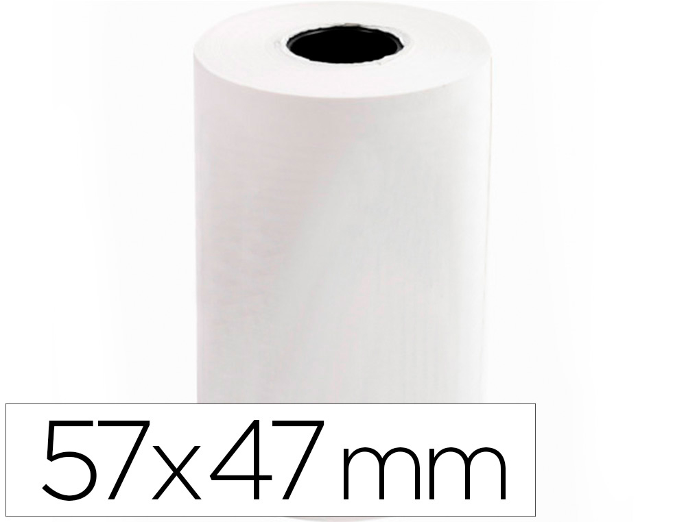 ROLO TERMICO PARA IMPRESSORA 57X47X11 MM 58 GR