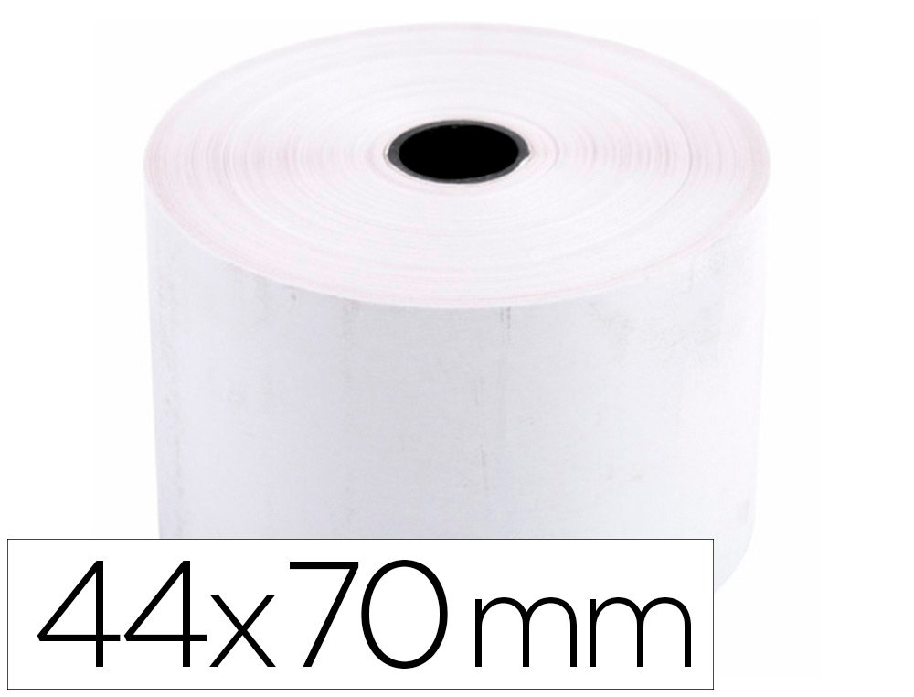 ROLO TERMICO PARA IMPRESSORA 44X70X11 MM 60 GR