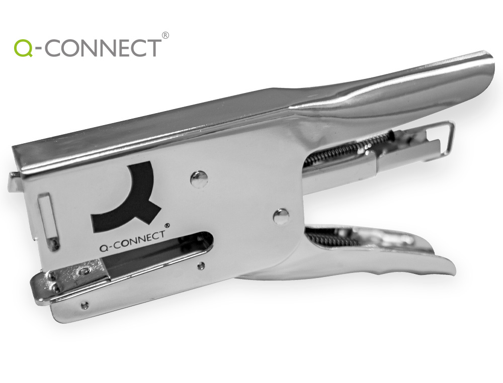 AGRAFADOR Q-CONNECT DE ALICATE CAPACIDADE 40 FOLHAS USA AGRAFES 24/6 E 26/6