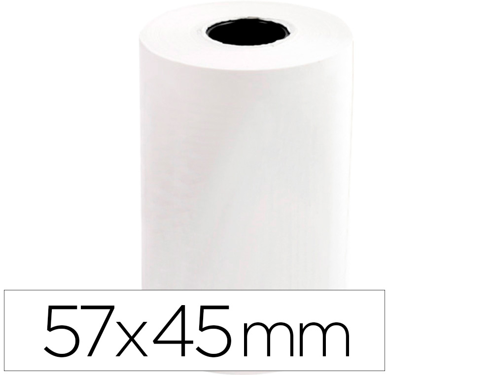 ROLO TERMICO PARA IMPRESSORA 57X45X11 MM 58 GR