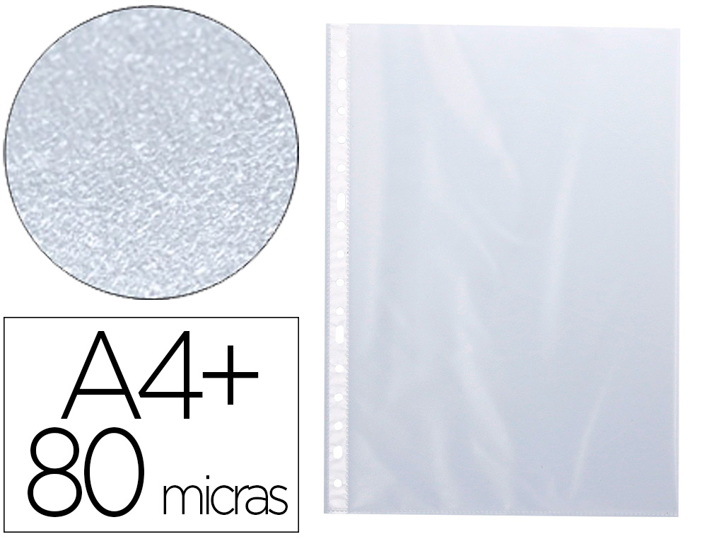 BOLSA CATALOGO Q-CONNECT FOLIO 80 MC PELE DE LARANJA BOLSA DE 10 UNIDADES