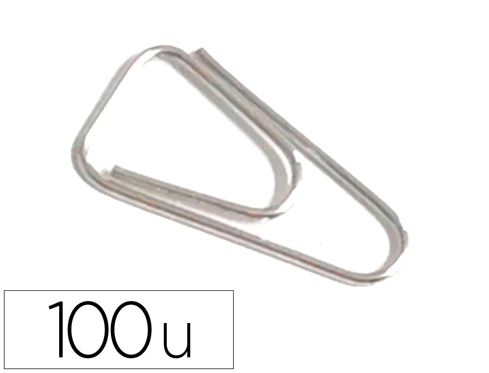 CLIPS LISMANIA L-OFFICE N3 TRIANGULAR 20 MM CAIXA DE 100 UNIDADES