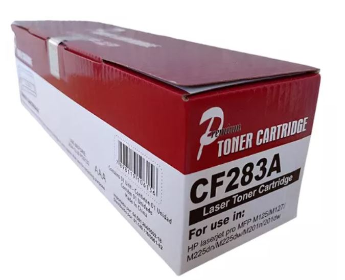 TONER COMPATIVEL HP CF283A (83A) COR PRETO LASERJET PRO MFP M127/M125 - 1.500 PAG